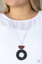 Load image into Gallery viewer, Homespun Stylist - Black  necklace 772
