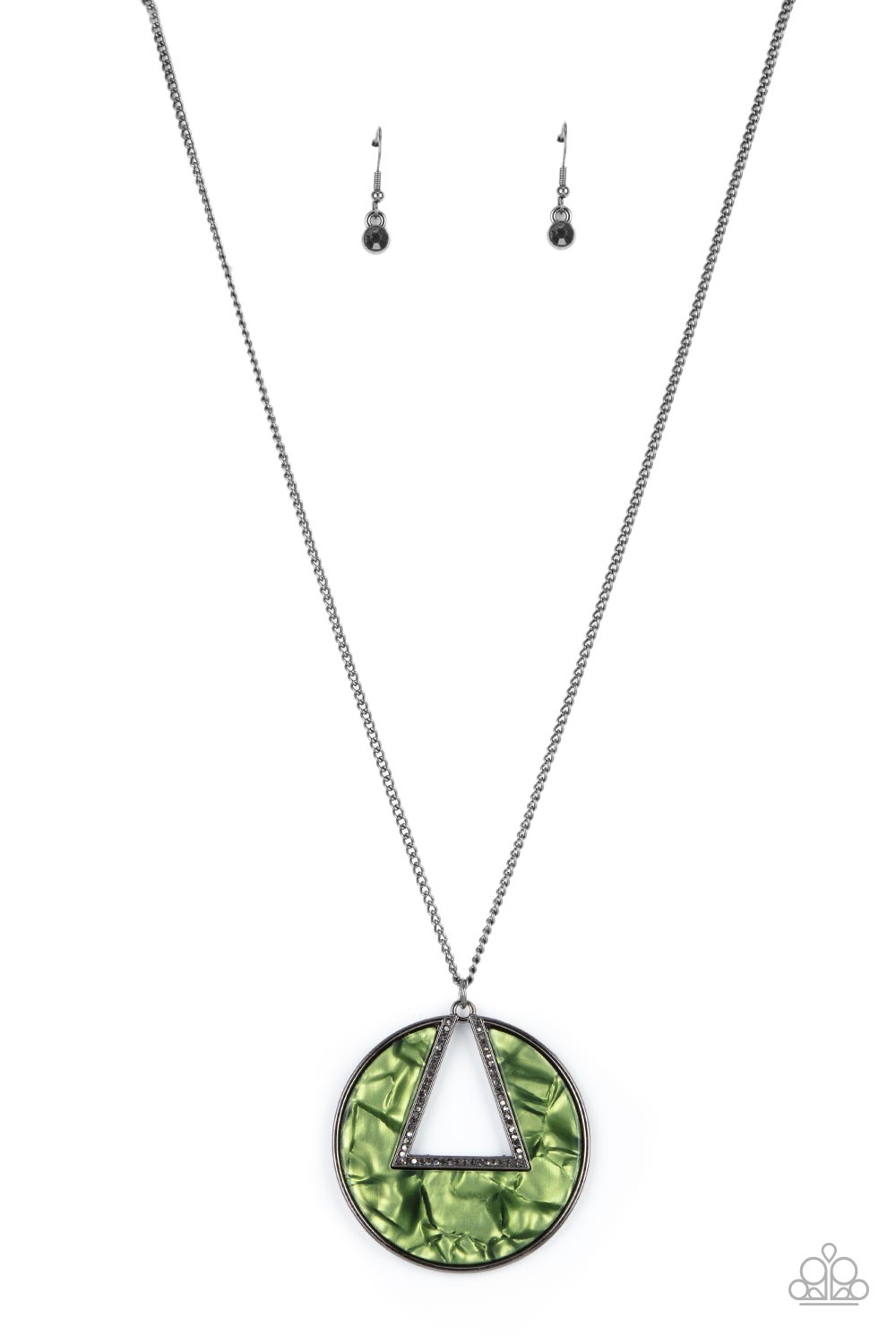 Chromatic Couture - Green necklace B061