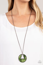 Load image into Gallery viewer, Chromatic Couture - Green necklace B061
