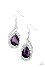 Load image into Gallery viewer, Dancefloor Diva - Purple earring 1583
