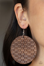Load image into Gallery viewer, WEAVE Me Out Of It - Brown earring 2227
