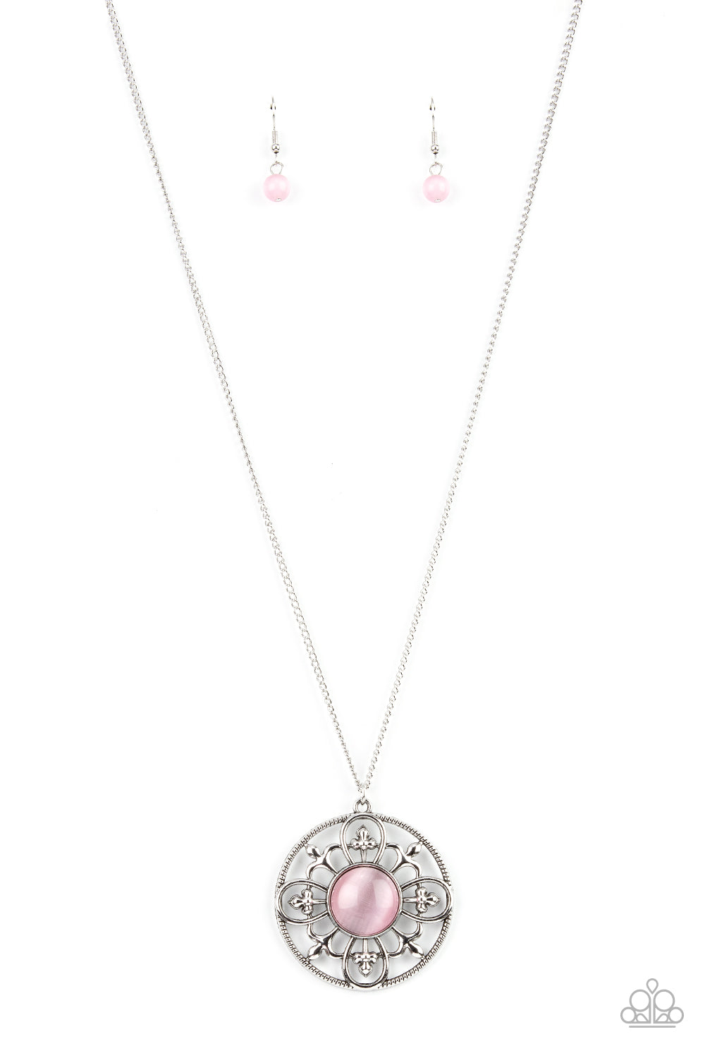 Celestial Compass - Pink necklace 1843