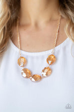 Load image into Gallery viewer, Cosmic Closeup - Gold necklace 1669
