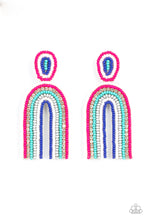 Load image into Gallery viewer, Rainbow Remedy - Multi seed bead earring D064
