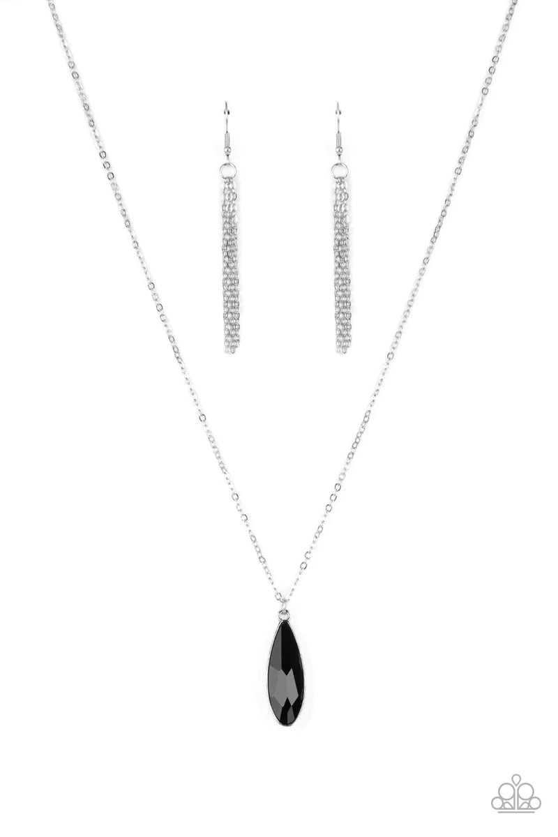Prismatically Polished - Black necklace B100