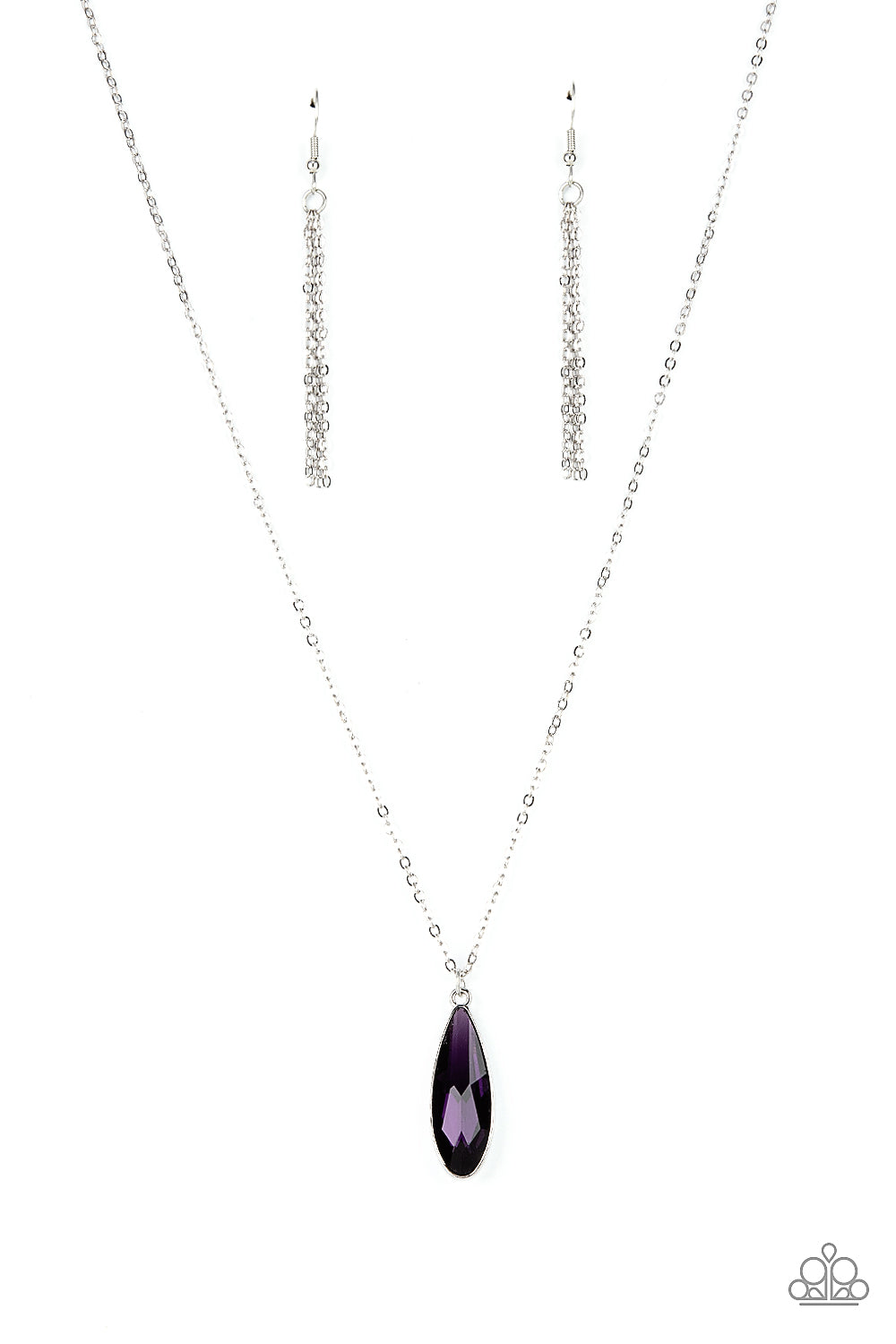Prismatically Polished - Purple necklace 1606