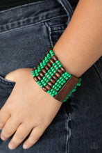 Load image into Gallery viewer, Tropical Nirvana - Green bracelet B089
