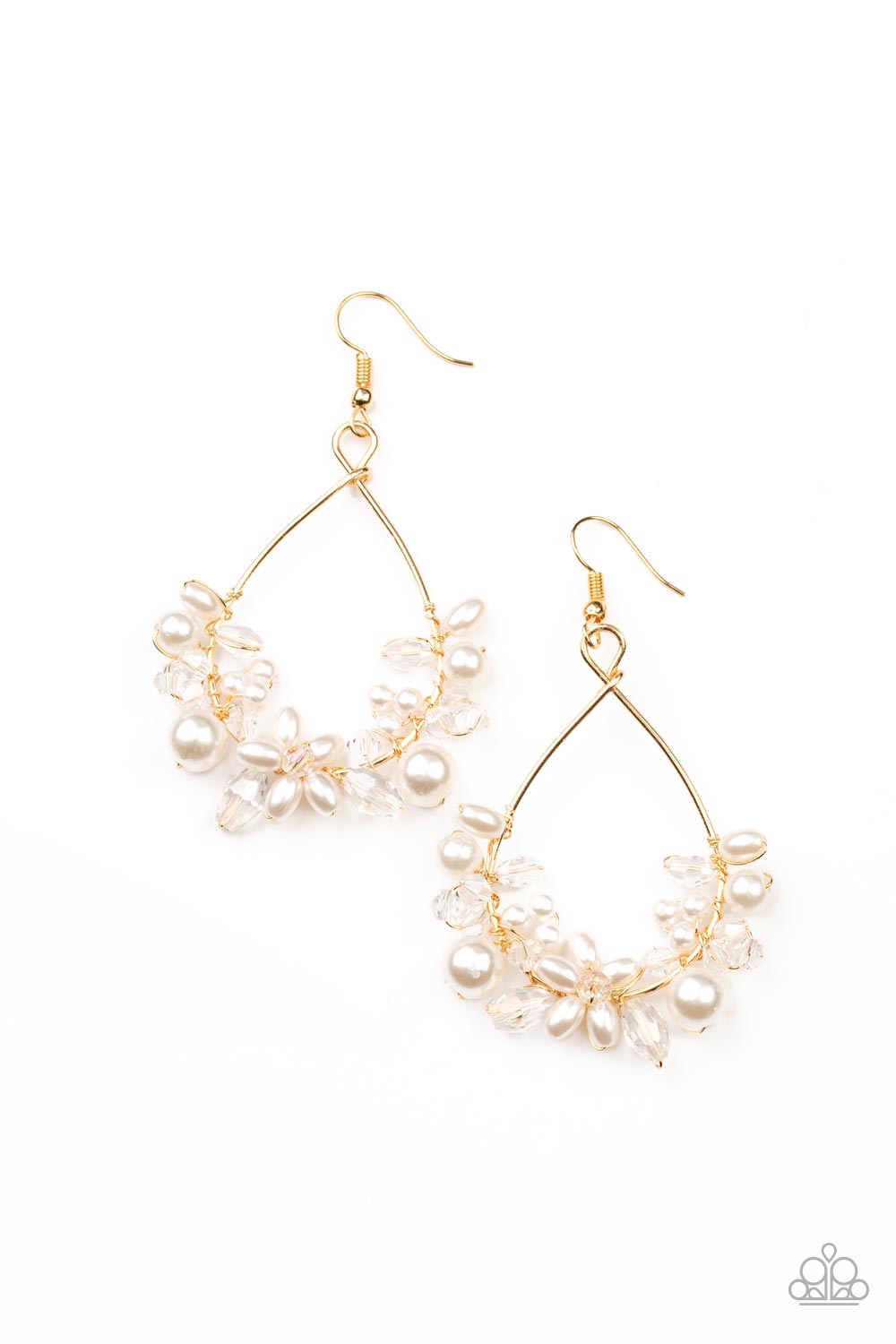 Marina Banquet - Gold earring C023A