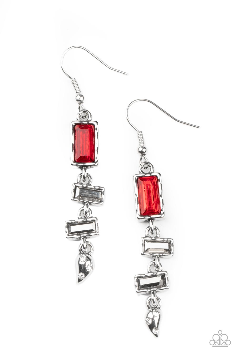 Modern Day Artifact - Red earring 794
