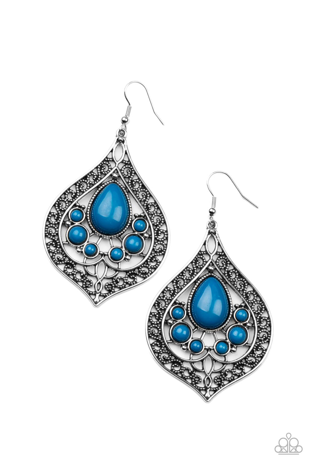 New Delhi Nouveau - Blue earring A052