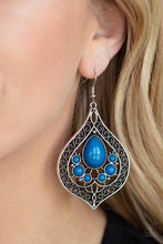 Load image into Gallery viewer, New Delhi Nouveau - Blue earring A052
