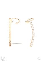 Load image into Gallery viewer, Give Me The SWOOP - Gold ear crawler earring 858
