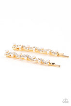 Load image into Gallery viewer, Ballroom Banquet - Gold hair clip B076
