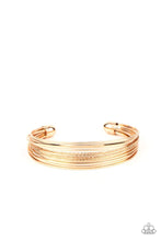 Load image into Gallery viewer, This Girl Is On Wire - Gold cuff bracelet B119
