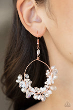 Load image into Gallery viewer, Floating Gardens - Copper earring A028
