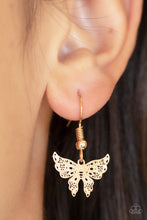 Load image into Gallery viewer, Bountiful Butterflies - Gold necklace A075
