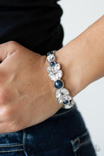Load image into Gallery viewer, Regal Reminiscence - Blue cuff bracelet 778
