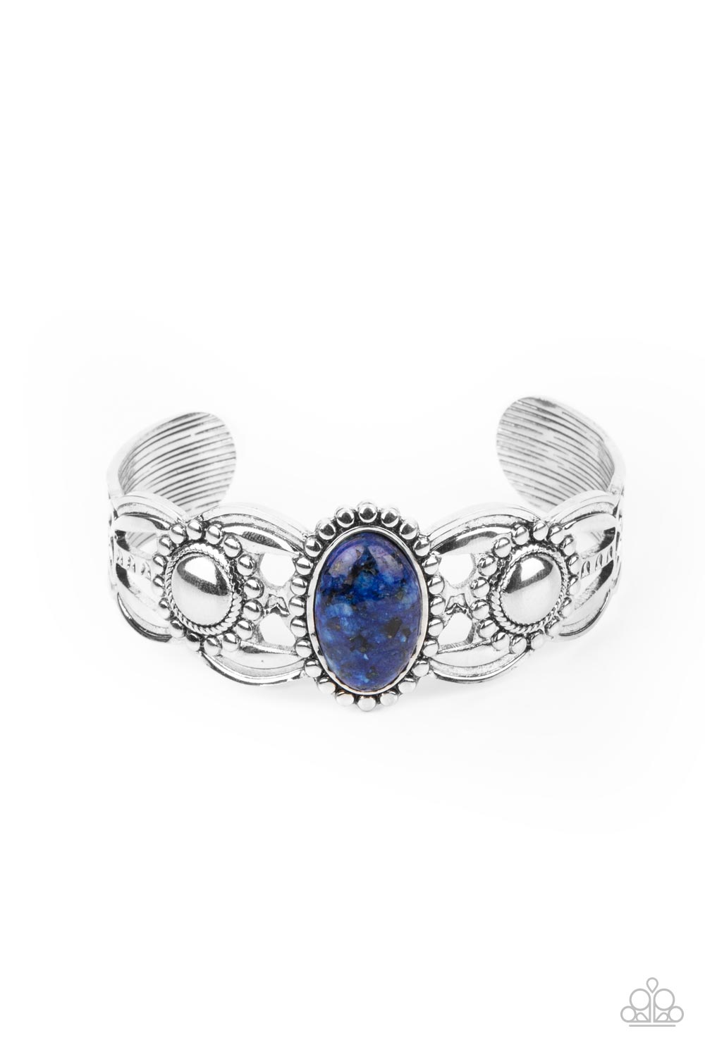 Solar Solstice - Blue cuff bracelet 1545