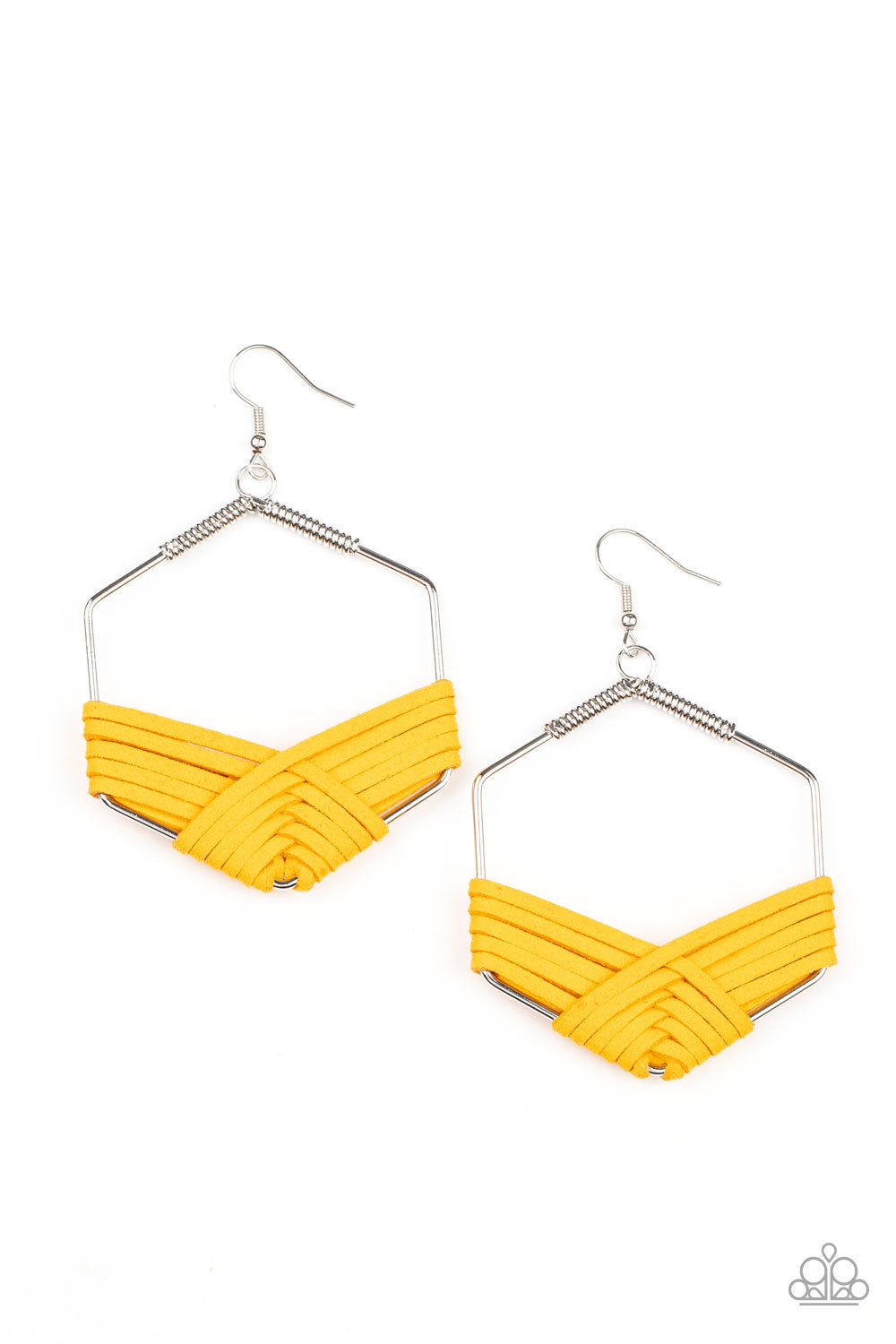 Suede Solstice - Yellow earring 799