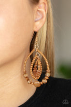 Load image into Gallery viewer, Prana Party - Brown earring D020

