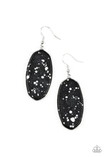 Load image into Gallery viewer, Stone Sculptures - Black earring A052
