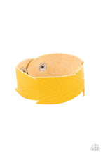 Load image into Gallery viewer, Whimsically Winging It - Yellow bracelet C006

