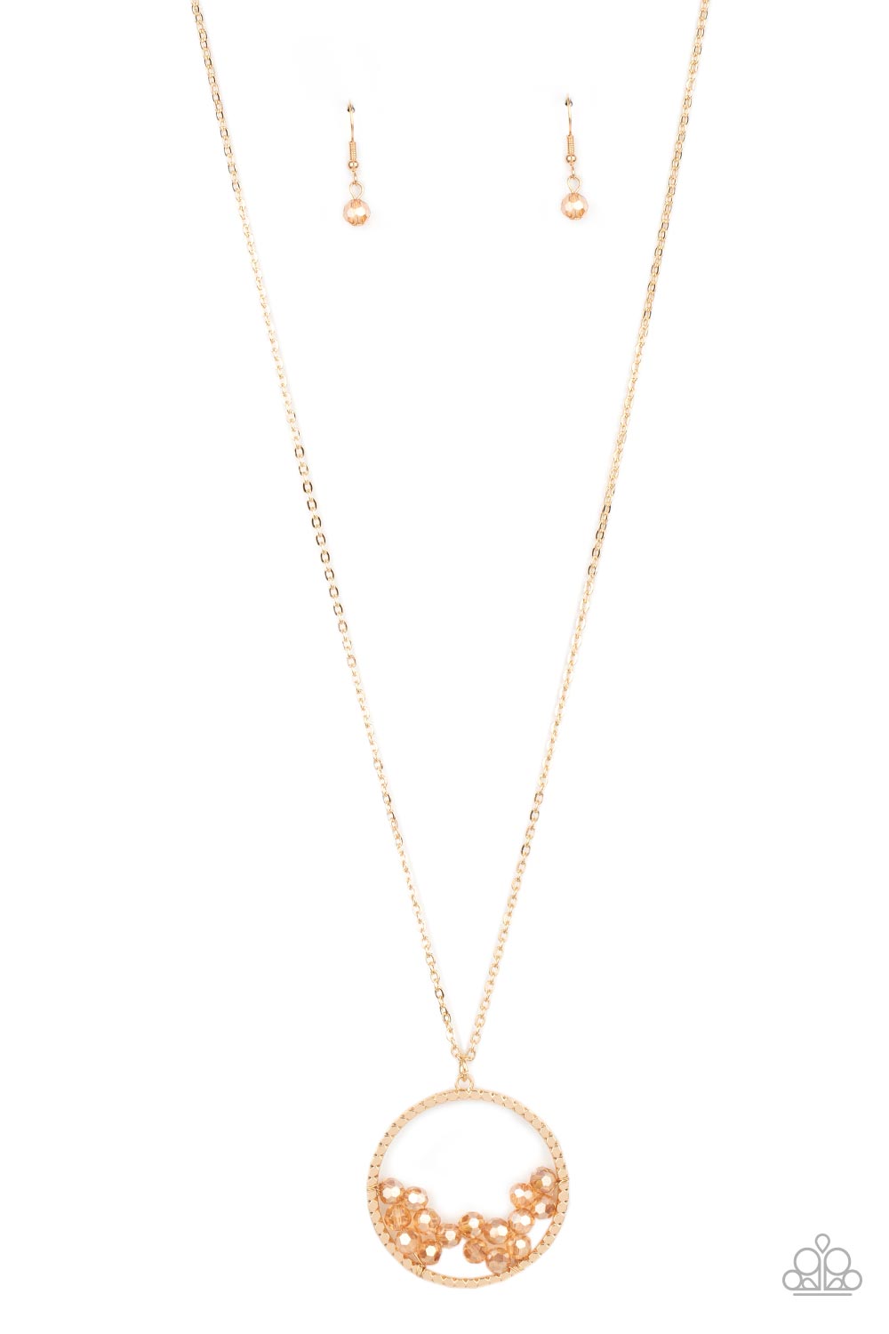 Galactic Glow - Gold necklace A052
