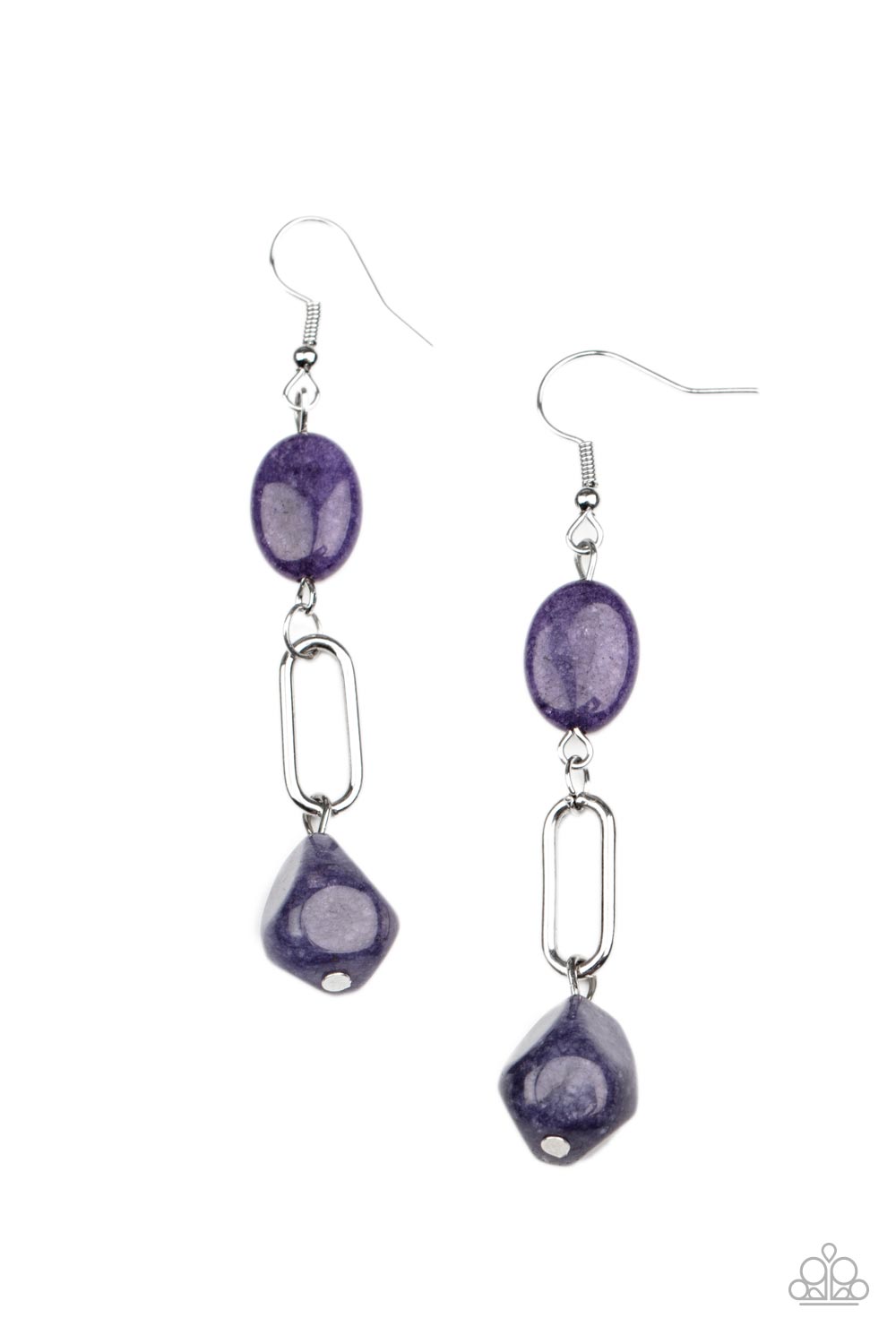 Stone Apothecary - Purple earring B010