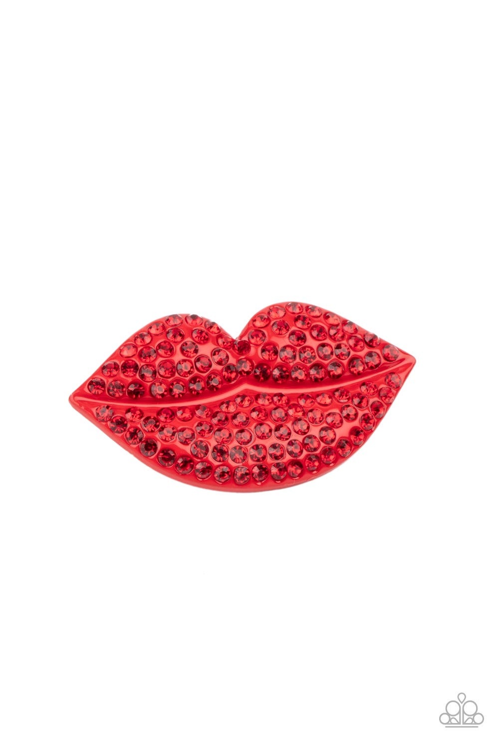 HAIR Kiss - Red hair clip B088