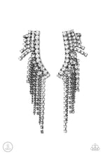 Load image into Gallery viewer, Thunderstruck Sparkle - Black ear crawler earring B115
