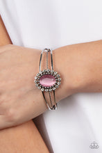 Load image into Gallery viewer, Prismatic Flower Patch - Pink cuff bracelet D071
