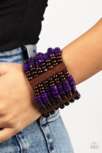 Load image into Gallery viewer, Vacay Vogue - purple bracelet B101
