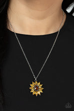 Load image into Gallery viewer, Formal Florals - Yellow necklace A062
