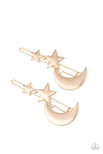 Load image into Gallery viewer, At First TWILIGHT - Gold hair clip A043
