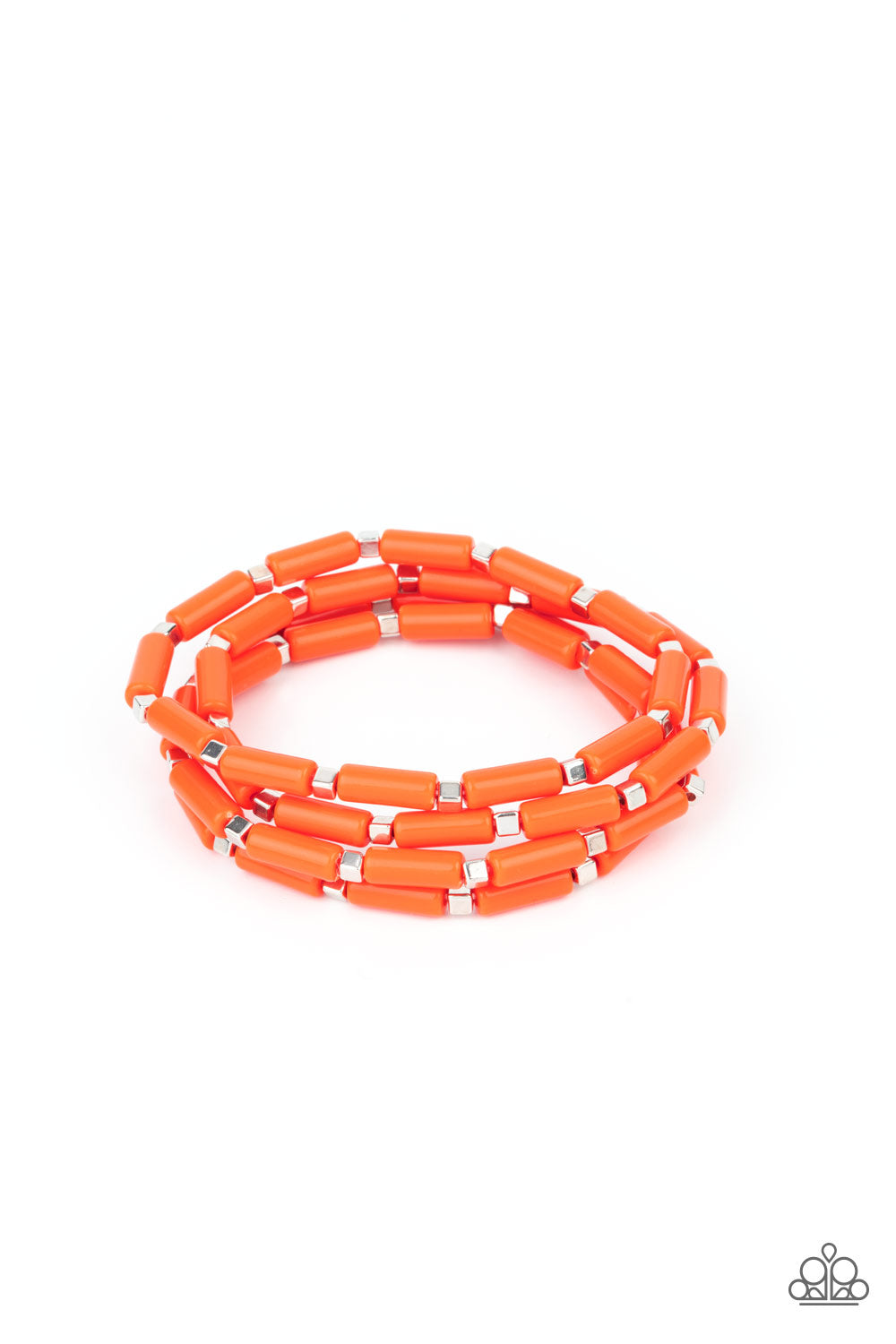 Radiantly Retro - Orange bracelet 662