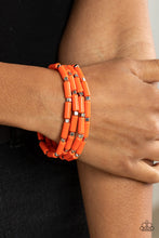 Load image into Gallery viewer, Radiantly Retro - Orange bracelet 662
