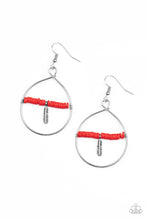 Load image into Gallery viewer, Free Bird Freedom - Red earring D071
