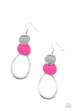 Load image into Gallery viewer, Retro Reception - Pink earring B125

