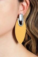 Load image into Gallery viewer, Wildly Workable - Yellow earring A072
