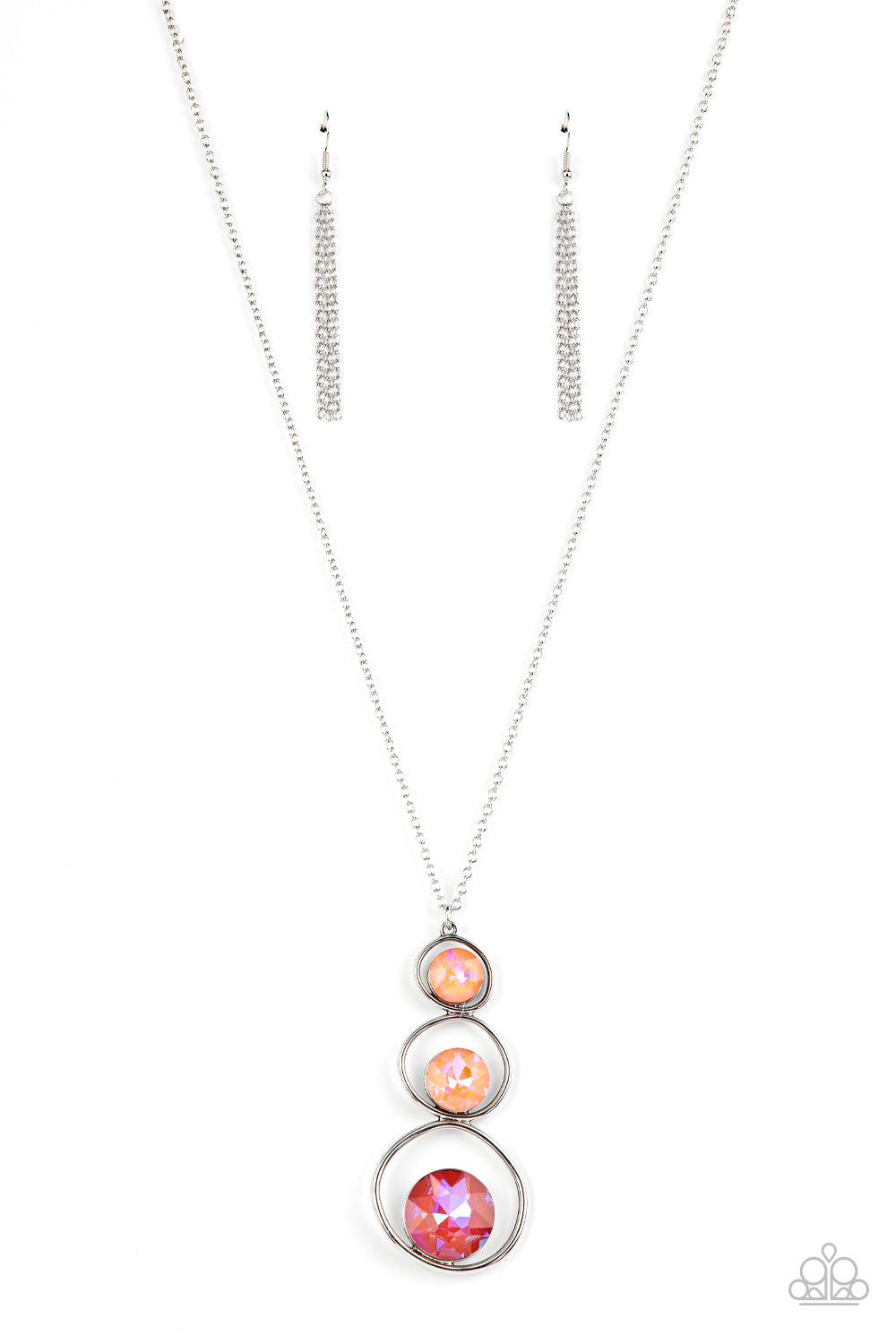 Celestial Courtier - Orange necklace 2238