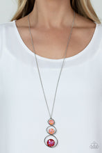 Load image into Gallery viewer, Celestial Courtier - Orange necklace 2238
