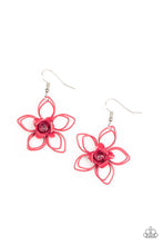 Load image into Gallery viewer, Botanical Bonanza - Pink earring D066
