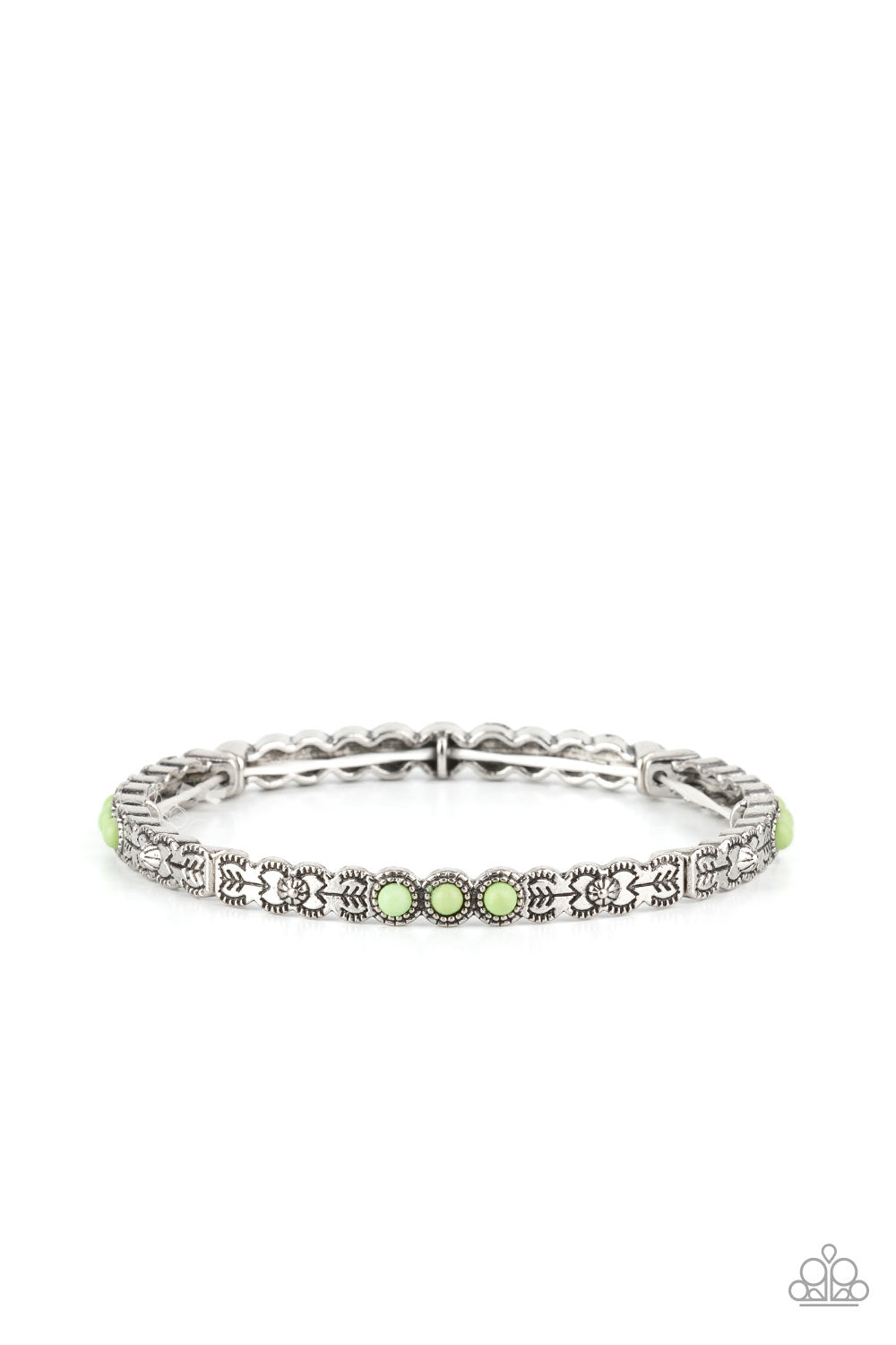 Living In The PASTURE - Green bracelet 713