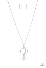 Load image into Gallery viewer, Park Avenue Palace - White necklace + Park Avenue Princess earring D050
