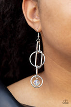 Load image into Gallery viewer, Park Avenue Palace - White necklace + Park Avenue Princess earring D050
