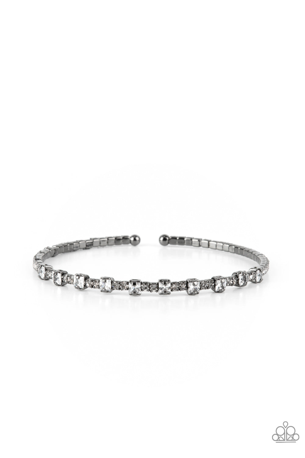 Timelessly Tiny - Black cuff bracelet B102