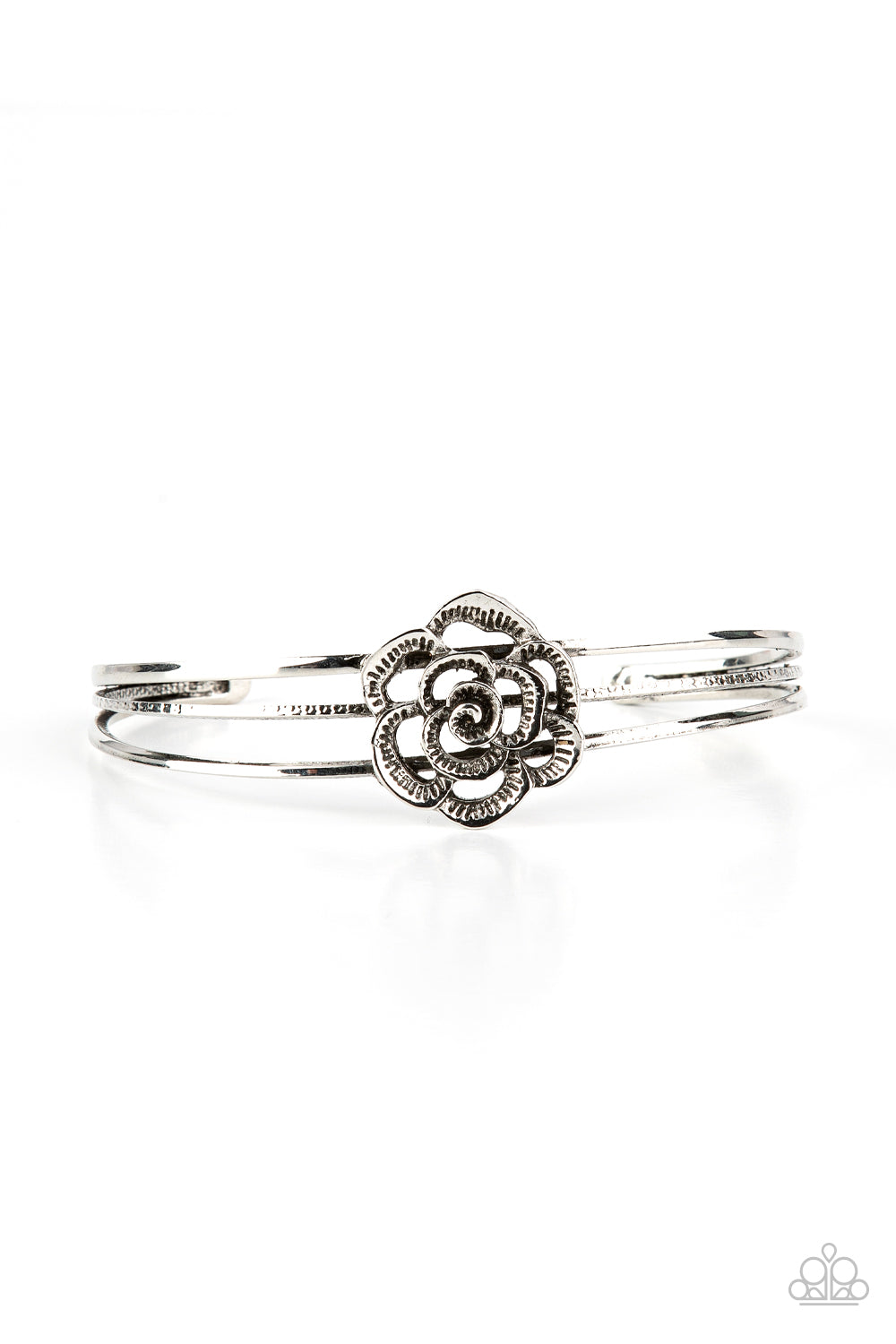 Rosy Repose - Silver bracelet B028