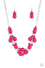 Load image into Gallery viewer, Botanical Banquet - Pink necklace C022G
