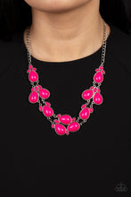 Load image into Gallery viewer, Botanical Banquet - Pink necklace C022G
