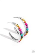 Load image into Gallery viewer, Rural Relaxation - Multi hoop earring A064
